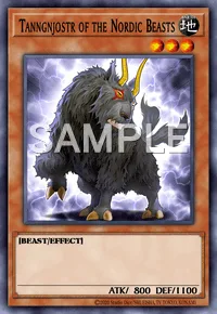 Tanngnjostr of the Nordic Beasts, Yu-Gi-Oh! card, EARTH