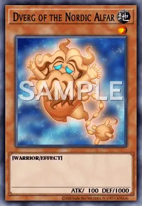 Dverg of the Nordic Alfar, Yu-Gi-Oh! card, EARTH