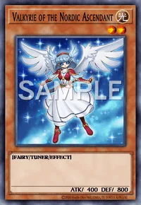 Valkyrie of the Nordic Ascendant, Yu-Gi-Oh! card, LIGHT