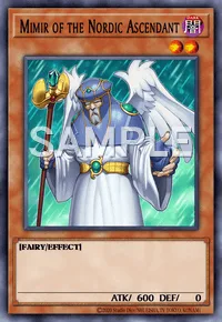 Mimir of the Nordic Ascendant, Yu-Gi-Oh! card, DARK