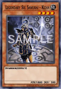 Legendary Six Samurai - Kizan, Yu-Gi-Oh! card, EARTH