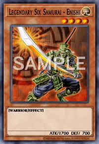 Legendary Six Samurai - Enishi, Yu-Gi-Oh! card, LIGHT