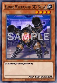 Karakuri Watchdog mdl 313 "Saizan", Yu-Gi-Oh! card, EARTH