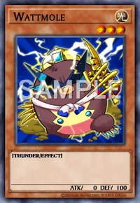 Wattmole, Yu-Gi-Oh! card, LIGHT