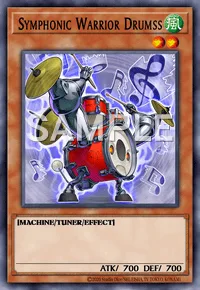 Symphonic Warrior Drumss, Yu-Gi-Oh! card, WIND