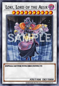 Loki, Lord of the Aesir, Yu-Gi-Oh! card, DARK