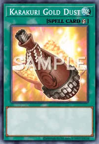 Karakuri Gold Dust, Yu-Gi-Oh! card, SPELL