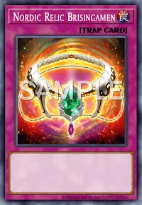 Nordic Relic Brisingamen, Yu-Gi-Oh! card, TRAP