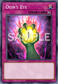 Odin's Eye, Yu-Gi-Oh! card, TRAP
