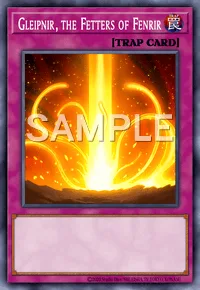 Gleipnir, the Fetters of Fenrir, Yu-Gi-Oh! card, TRAP