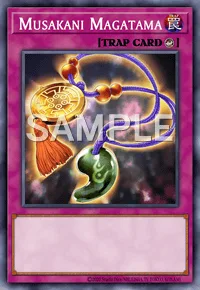 Musakani Magatama, Yu-Gi-Oh! card, TRAP