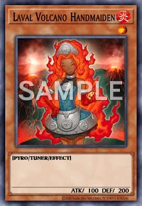 Laval Volcano Handmaiden, Yu-Gi-Oh! card, FIRE