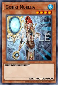 Gishki Noellia, Yu-Gi-Oh! card, WATER