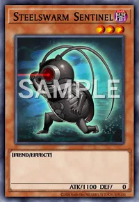 Steelswarm Sentinel, Yu-Gi-Oh! card, DARK