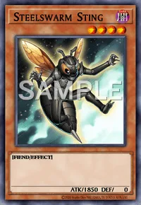 Steelswarm Sting, Yu-Gi-Oh! card, DARK