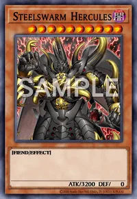Steelswarm Hercules, Yu-Gi-Oh! card, DARK