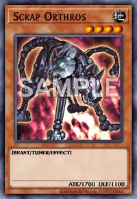Scrap Orthros, Yu-Gi-Oh! card, EARTH