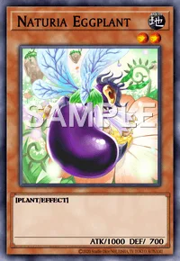 Naturia Eggplant, Yu-Gi-Oh! card, EARTH