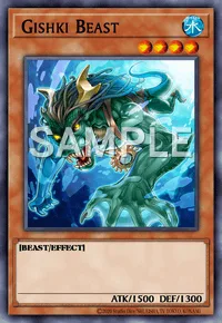 Gishki Beast, Yu-Gi-Oh! card, WATER