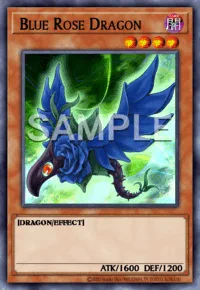 Blue Rose Dragon, Yu-Gi-Oh! card, DARK