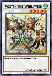 Vortex the Whirlwind, Yu-Gi-Oh! card, WIND