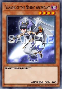 Vanadis of the Nordic Ascendant, Yu-Gi-Oh! card, DARK