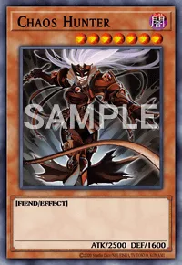 Chaos Hunter, Yu-Gi-Oh! card, DARK