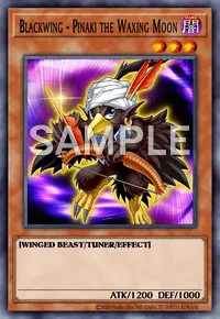Blackwing - Pinaki the Waxing Moon, Yu-Gi-Oh! card, DARK