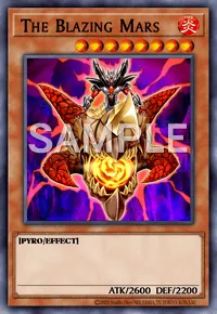 The Blazing Mars, Yu-Gi-Oh! card, FIRE