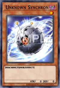 Unknown Synchron, Yu-Gi-Oh! card, DARK