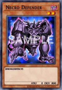 Necro Defender, Yu-Gi-Oh! card, DARK