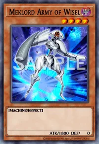 Meklord Army of Wisel, Yu-Gi-Oh! card, DARK