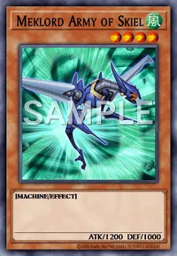 Meklord Army of Skiel, Yu-Gi-Oh! card, WIND