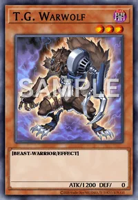 T.G. Warwolf, Yu-Gi-Oh! card, DARK