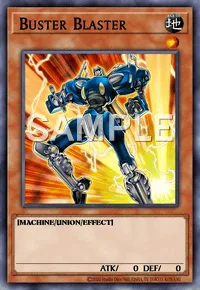 Buster Blaster, Yu-Gi-Oh! card, EARTH