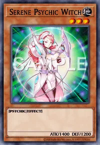 Serene Psychic Witch, Yu-Gi-Oh! card, EARTH
