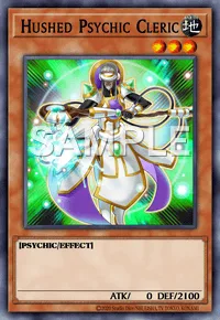 Hushed Psychic Cleric, Yu-Gi-Oh! card, EARTH