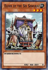 Elder of the Six Samurai, Yu-Gi-Oh! card, EARTH