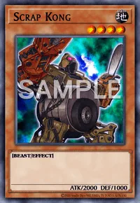 Scrap Kong, Yu-Gi-Oh! card, EARTH