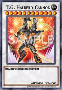 T.G. Halberd Cannon, Yu-Gi-Oh! card, EARTH