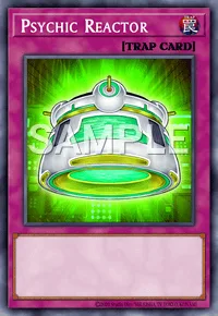 Psychic Reactor, Yu-Gi-Oh! card, TRAP