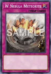 W Nebula Meteorite, Yu-Gi-Oh! card, TRAP