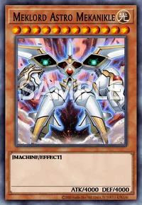 Meklord Astro Mekanikle, Yu-Gi-Oh! card, LIGHT