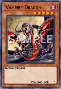Vampire Dragon, Yu-Gi-Oh! card, DARK