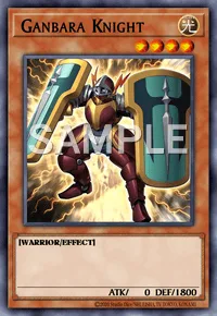 Ganbara Knight, Yu-Gi-Oh! card, LIGHT