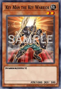 Key Man the Key Warrior, Yu-Gi-Oh! card, EARTH