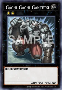 Gachi Gachi Gantetsu, Yu-Gi-Oh! card, EARTH