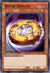 Doom Donuts, Yu-Gi-Oh! card, DARK