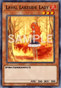 Laval Lakeside Lady, Yu-Gi-Oh! card, FIRE