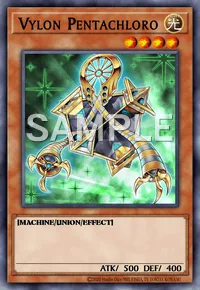 Vylon Pentachloro, Yu-Gi-Oh! card, LIGHT